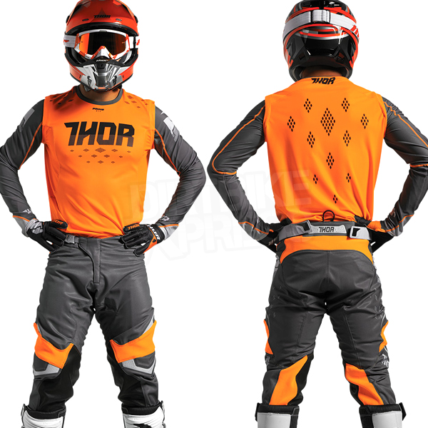 grey motocross gear