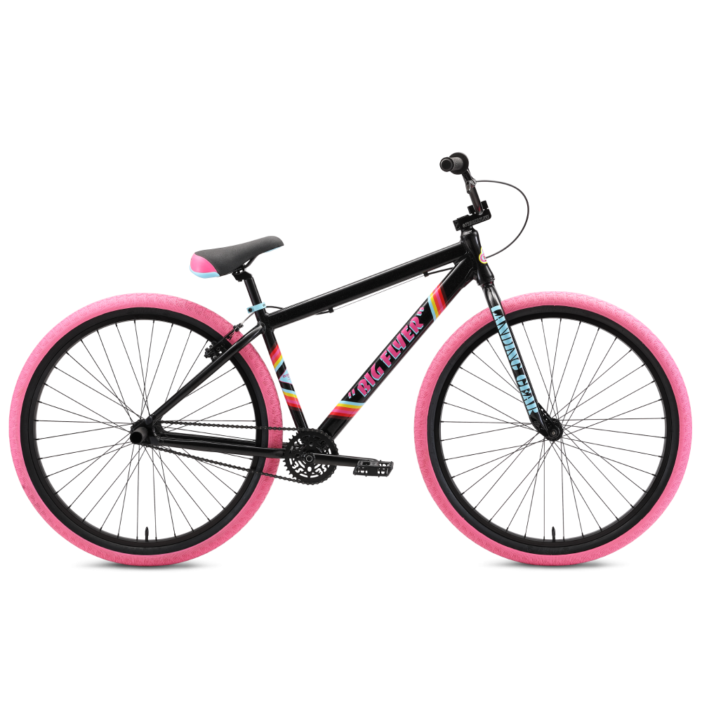SE Bikes Big Flyer 29” Black Sparkle Wheelie Bike Grips Bikes