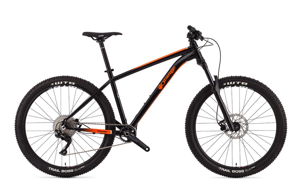 Orange Clockwork 27.5 Satin Black 2020 Grips Bikes