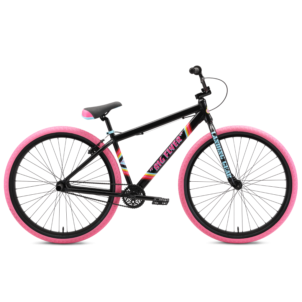 SE Bikes Big Flyer 29” Black Sparkle Wheelie Bike Grips Bikes
