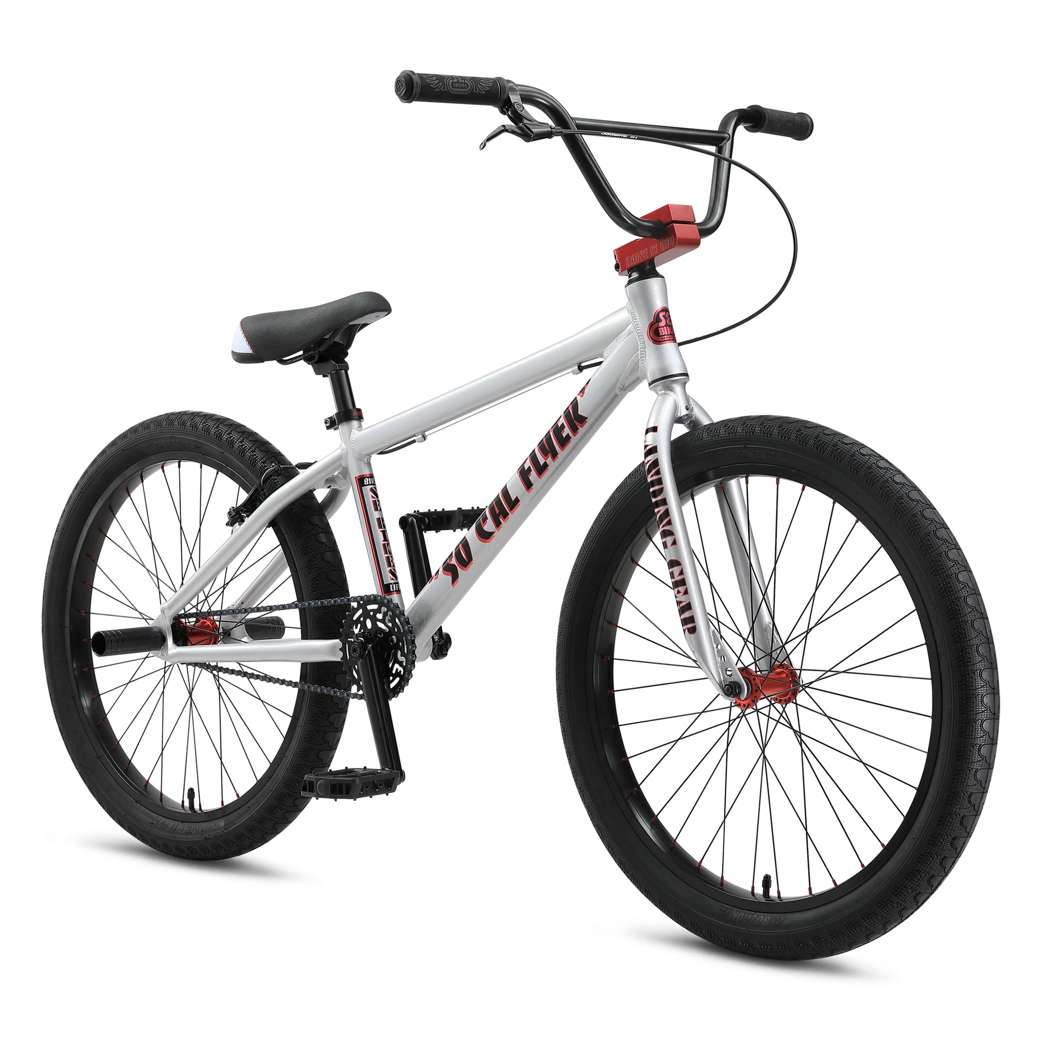 SE Bikes So Cal Flyer 24" Iced Out Silver - Image 2