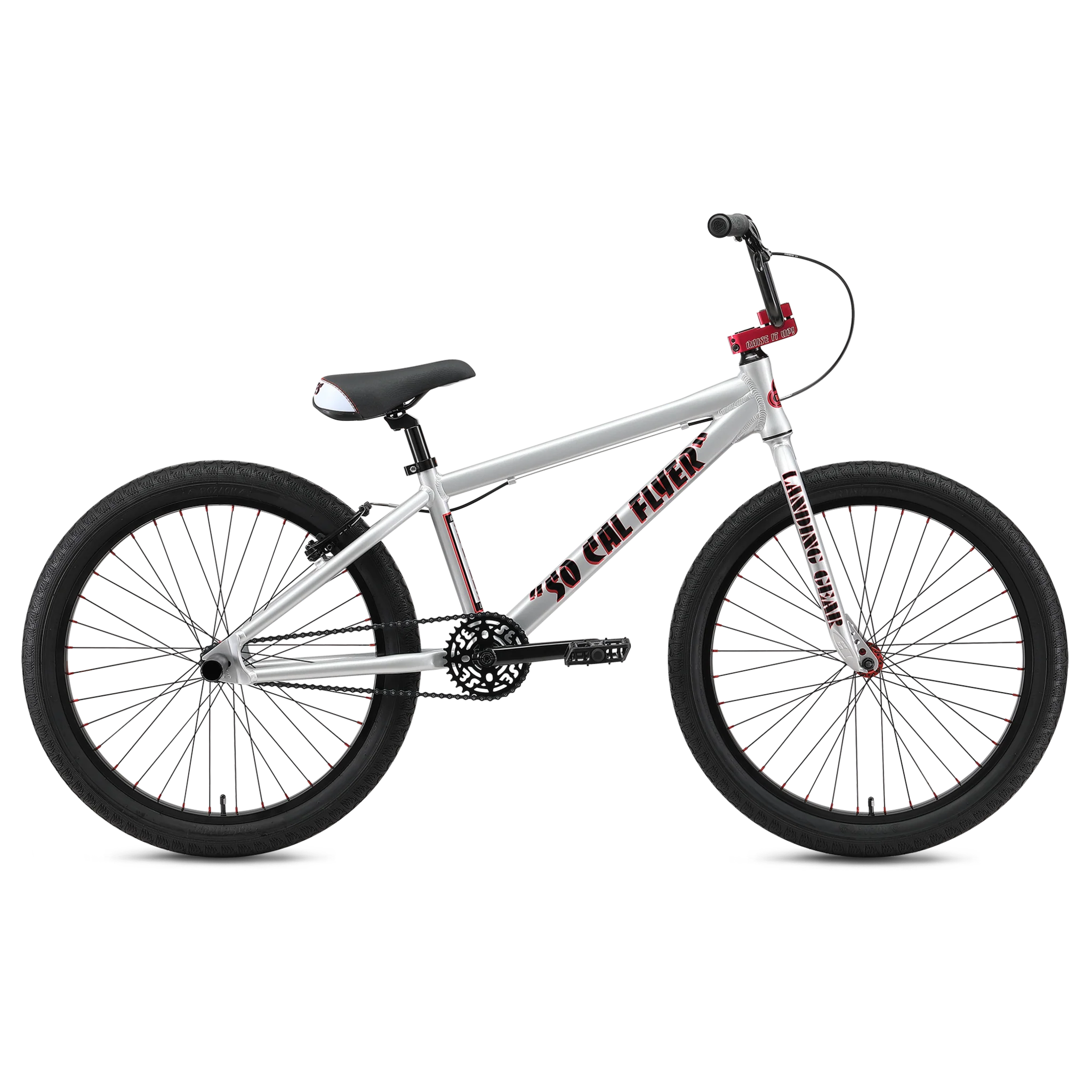 SE Bikes So Cal Flyer 24" Iced Out Silver