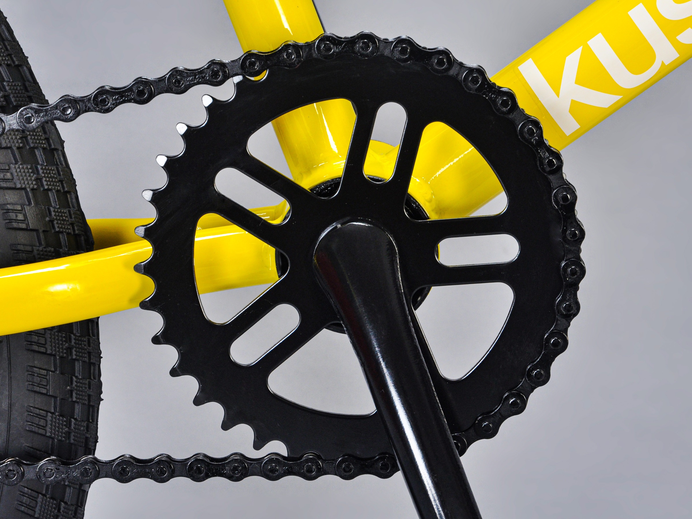 Mafia Kush 1 Yellow BMX Bike - Image 3